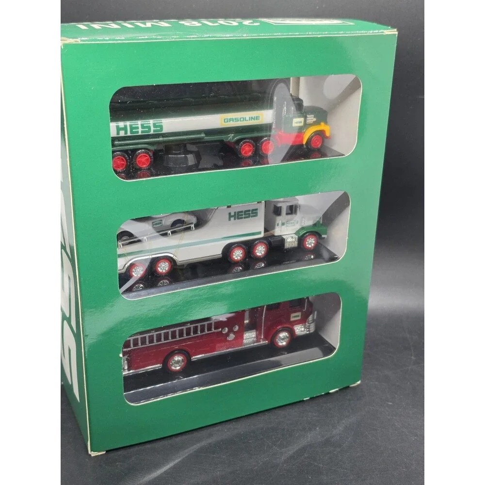 Hess Truck 2018 Mini Collection New In Box Tanker Fire Truck Toy Truck & Racer
